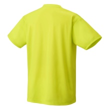 Yonex T-shirt treningowy Practice Logo YM0046 (100% poliester) 2024 limonkowy męski